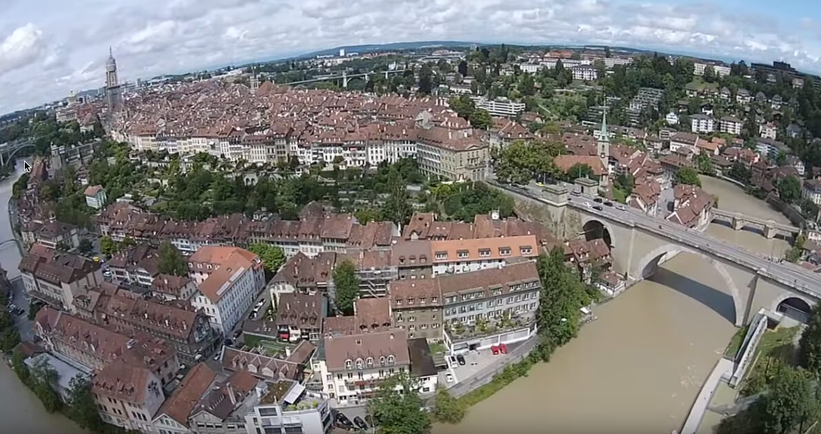 bern aus der Vogelperspektive