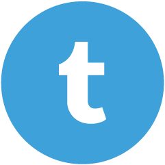 tumblr logo in blau weiss